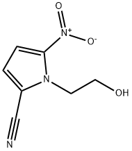 1-(2-Hydroxyethyl)-5-nitro-1H-pyrrole-2-carbonitrile Struktur