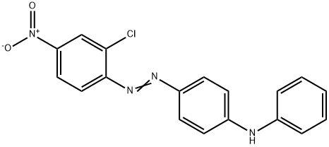 4-[(2-chloro-4-nitrophenyl)azo]-N-phenylaniline 结构式