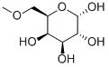 6-O-メチル-α-D-ガラクトピラノース 化学構造式