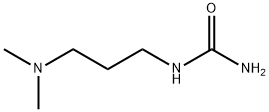 [3-(ジメチルアミノ)プロピル]尿素 化学構造式