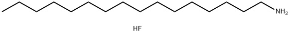 1-ヘキサデカンアミン·ふっ化水素酸塩 化学構造式