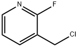 3-(クロロメチル)-2-フルオロピリジン 化学構造式
