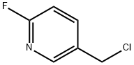 5-(クロロメチル)-2-フルオロピリジン 化学構造式