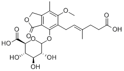 ミコフェノール酸グルクロニド 化学構造式