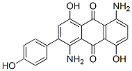 1,5-diamino-4,8-dihydroxy(4-hydroxyphenyl)anthraquinone Structure