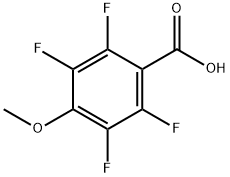 2,3,5,6-テトラフルオロ-4-メトキシ安息香酸 化学構造式