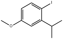 1-IODO-2-ISOPROPYL-4-METHOXYBENZENE 结构式