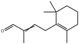 2-メチル-4-(2,6,6-トリメチル-1-シクロヘキセニル)-2-ブテナール 化学構造式