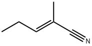 (E)-2-methylpent-2-enenitrile Structure