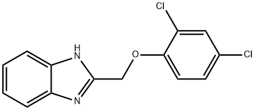 2-(2,4-Dichloro-phenoxymethyl)-1H-benzoimidazole Struktur