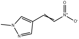(E)-1-Methyl-4-(2-nitrovinyl)-1H-pyrazole Struktur