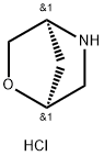 (1S,4S)-2-OXA-5-AZABICYCLO[2.2.1]HEPTANE HCL Struktur