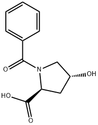 N-BENZOYL-4-HYDROXYPROLINE Struktur