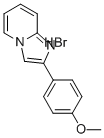 2-(4-メトキシフェニル)イミダゾ[1,2-A]ピリジン臭化水素酸塩 化学構造式