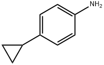 4-シクロプロピルアニリン 化学構造式