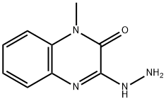 3-肼基-1-甲基喹喔啉-2(1H)-酮, 31595-64-9, 结构式