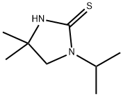 1-イソプロピル-4,4-ジメチル-2-イミダゾリジンチオン 化学構造式