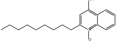 nonyl-4-hydroxyquinoline-N-oxide Struktur