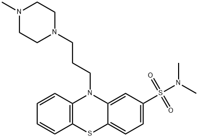 硫丙拉嗪, 316-81-4, 结构式