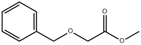 2-(ベンジルオキシ)酢酸メチル 化学構造式