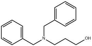 3-[ベンジル(ベンジル)アミノ]-1-プロパノール 化学構造式