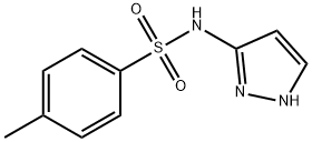 Benzenesulfonamide, 4-methyl-N-1H-pyrazol-3-yl- (9CI) 结构式