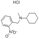 N-cyclohexyl-N-methyl-2-nitrobenzylamine monohydrochloride