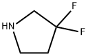 3,3-Difluoropyrrolidine Structure