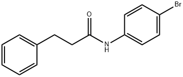 N-(4-bromophenyl)-3-phenylpropanamide Struktur