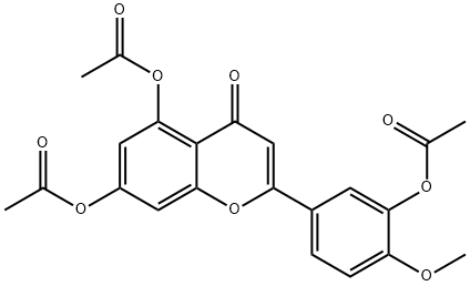 DiosMetin Triacetate, 3162-05-8, 结构式