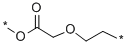 聚(氧基羰基亚甲基氧乙烯基), 31621-87-1, 结构式