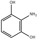 2-アミノレゾルシノール 化学構造式