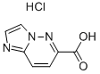 IMIDAZO[1,2-B]PYRIDAZINE-6-CARBOXYLIC ACID MONOHYDROCHLORIDE Struktur