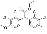 2,3-Dichloro-α-(2,3-dichloro-4-Methoxyphenyl)-4-Methoxy-benzeneacetic Acid Ethyl Ester Struktur