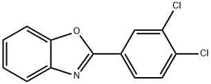 2-(3,4-Dichlorophenyl)benzoxazole Struktur