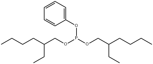 bis(2-ethylhexyl) phenyl phosphite   Struktur