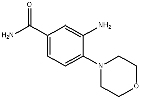 3-AMINO-4-MORPHOLIN-4-YL-BENZAMIDE Struktur