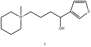 1-(4-Hydroxy-4-(3-thienyl)butyl)-1-methylpiperidinium iodide Structure