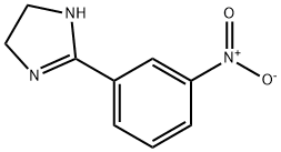 2-(3-硝基苯)-4,5-二氢-1H-咪唑, 31659-42-4, 结构式