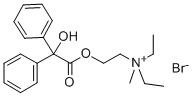 Methylbenactyzine bromide Struktur