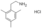 2,4,6-三甲基苯乙胺 盐酸盐,3167-10-0,结构式