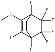 1,2,4,5,5,6,6-Heptafluoro-3-methoxybicyclo[2.2.2]oct-2-ene Structure