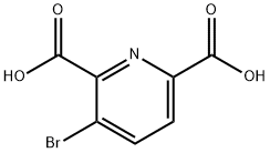 3-溴吡啶-2,6-二羧酸, 316808-10-3, 结构式