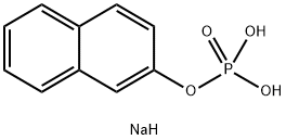 BETA-NAPHTHYL PHOSPHATE, DISODIUM SALT Structure