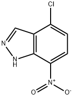 4-CHLORO-7-NITRO INDAZOLE Structure