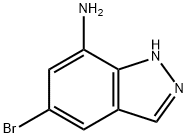 5-溴-1H-吲唑-7-胺, 316810-86-3, 结构式