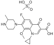 甲磺酸加替沙星,316819-28-0,结构式