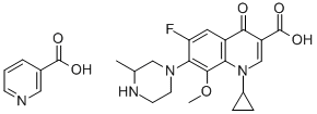 Gatifloxacin nicotinate Struktur