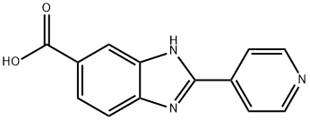2-吡啶-4-基-3H-苯并咪唑-5-羧酸,316833-32-6,结构式