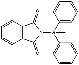 N-(Methyldiphenylsilyl)phthalimide Struktur